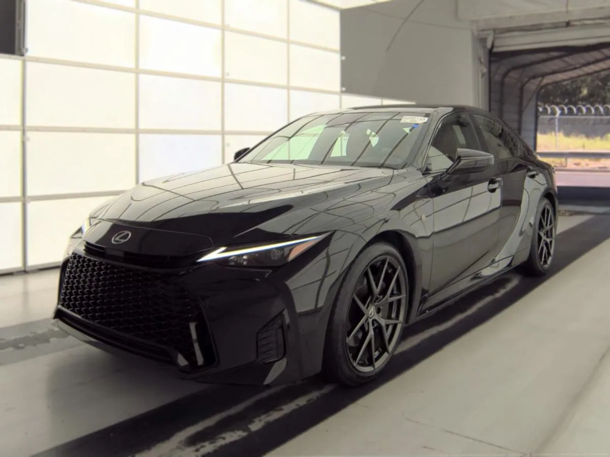 Black Lexus IS sport sedan bought by Cameron Motorsports
